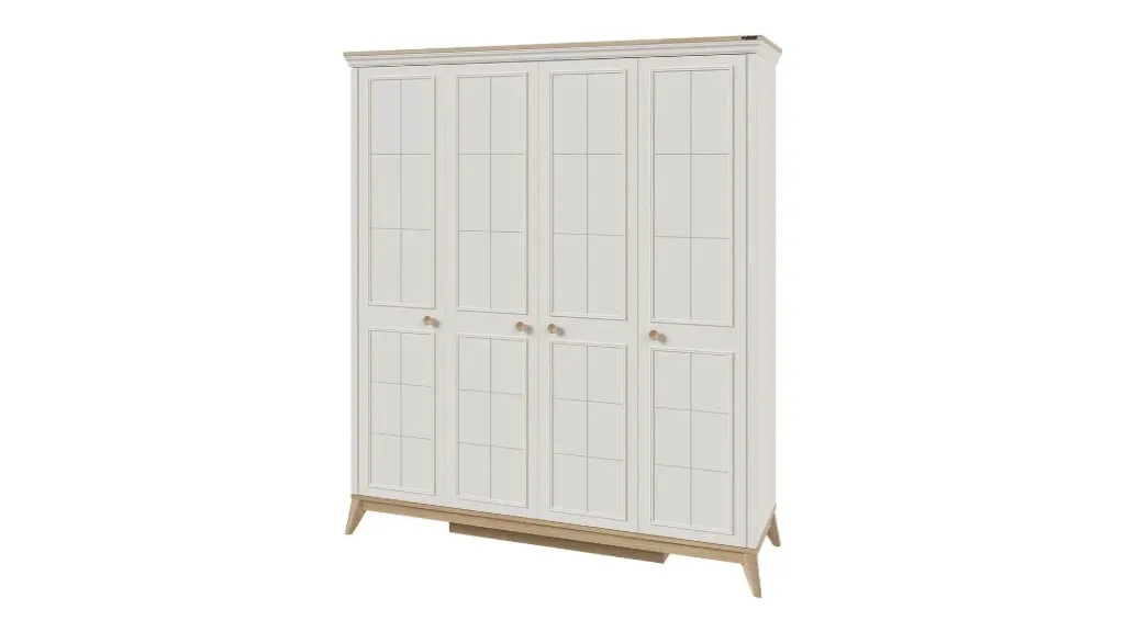 [52.3821110.011] ALEGRA 4 DOORS WARDROBE