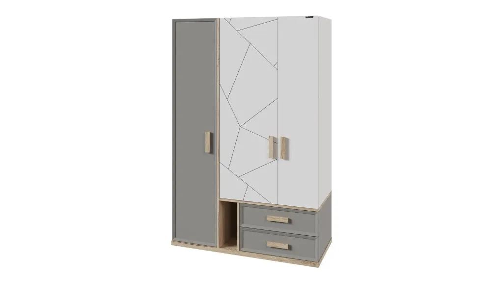 [52.3391106.010] EVON 3 DOORS WARDROBE