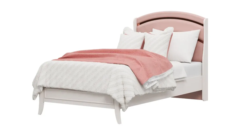 [52.3361625.011] RUBY BEDSTEAD 100*200 NEW CREAM